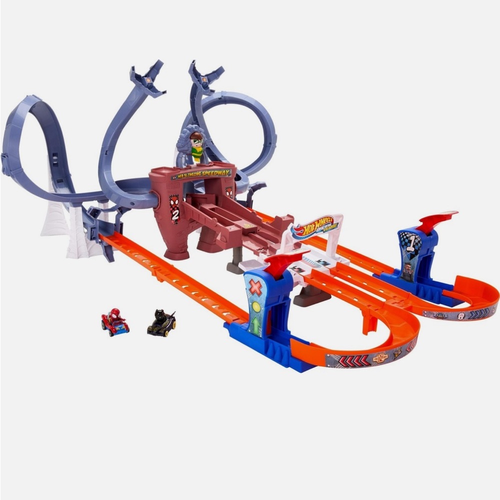 Hot Wheels Spider Man Racer Verse Track Set